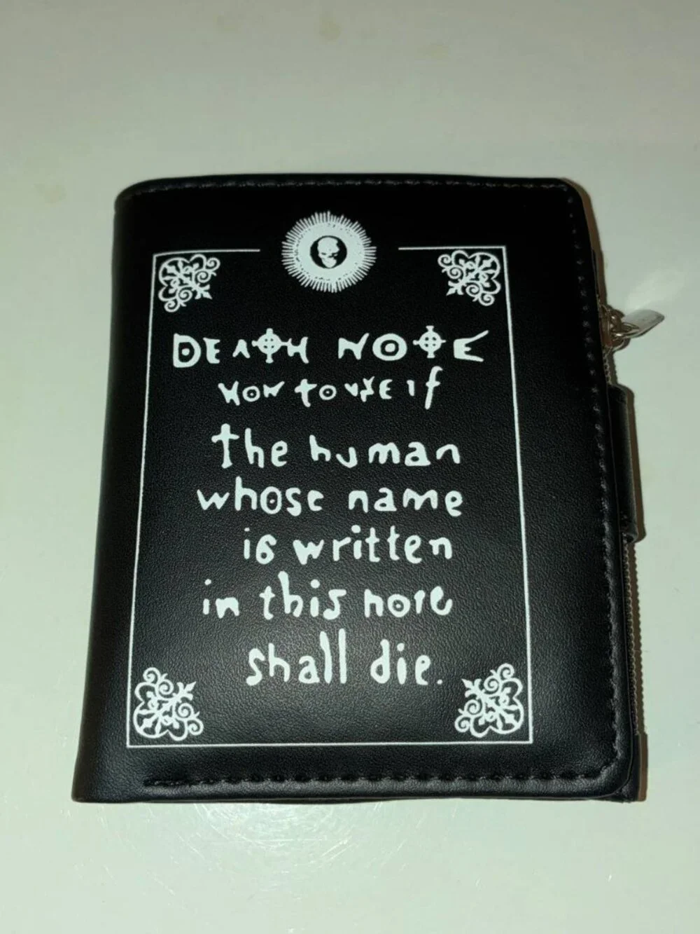 Death Note Compact Bi-Fold Cardholder Wallet Official Anime Merch - New